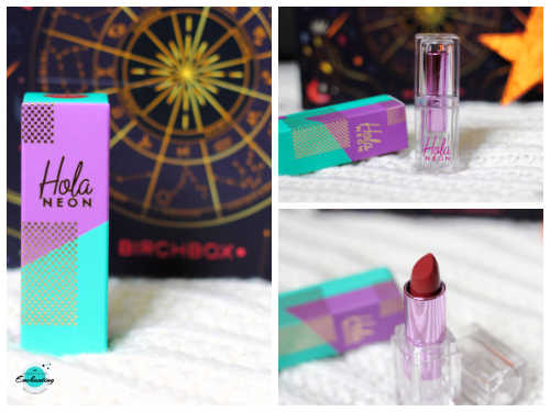 Hola Neon Tinted Lip Balm In The Shade Call Me.Birchbox August 2021 Unboxing & Review