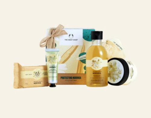 10 best thoughtful mother’s day 2022 The Body Shop beauty gift ideas. Mother’s day beauty gift guide for her, mother, beloved one. . The Body Shop® Protecting Moringa Little Gift Box
