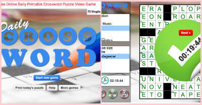 top free fun online brain games by solitaire.org. daily crossword online game by Solitaire.org
