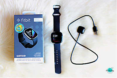  FitBit Sense advanced smartwatch, fitness tracker for health. my shopping haul 2022. Beauty, gadget, fashion, lifestyle haul, buys.