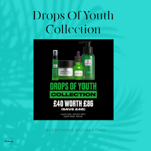 Drops of youth collection. 6 best the body shop gift sets ideas for Black Friday 2022. Christmas Body Shop best skincare, beauty gift collections to buy for her, women