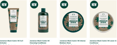 Top mother’s day beauty gift ideas from The Body Shop. NEW Jamaican Black Castor Oil Range Products