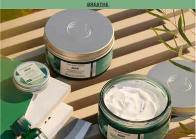 Top mother’s day beauty gift ideas from The Body Shop. The Body Shop® Breathe Routine Products - Wellness Range