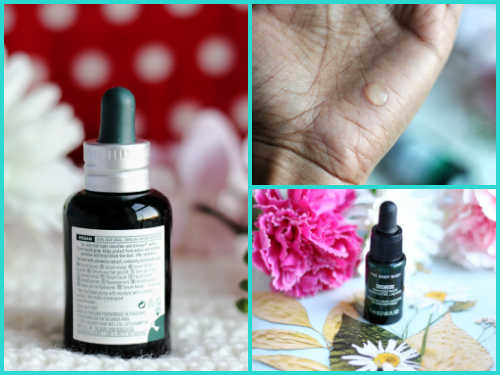 Texture of the body shop edelweiss daily serum concentrate review for dry, oily, sensitive skin