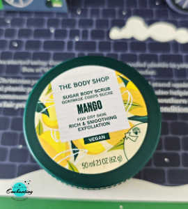 Mango body scrub. Unboxing and review of The Body Shop wishes & wonders advent calendar 2023