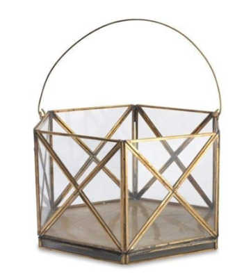 Nkuku brass and glass lantern and Maran baubles. Best eco-friendly Christmas gift ideas for the sustainability-minded women